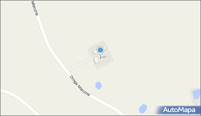 Tuchlino, Droga Mleczna, 9, mapa Tuchlino