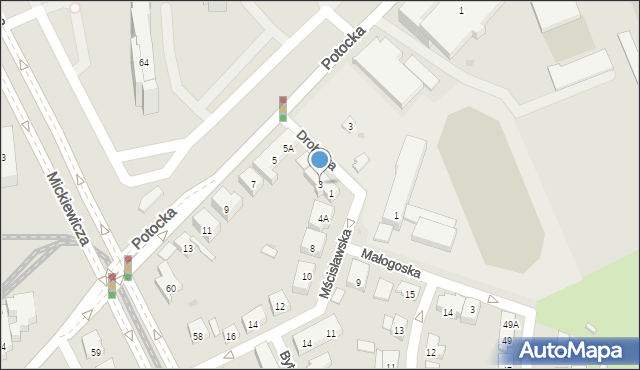 Warszawa, Drohicka, 3, mapa Warszawy