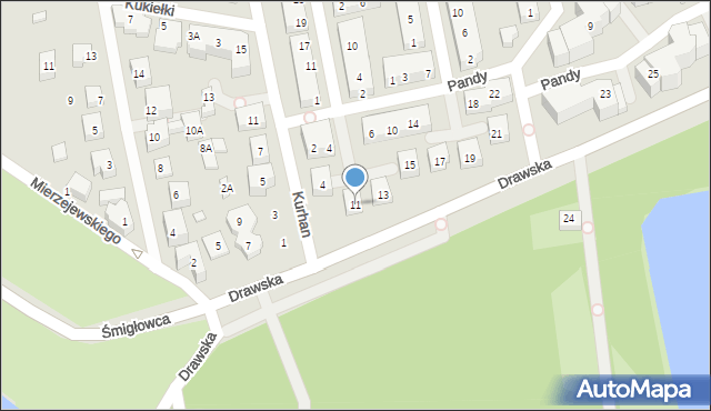 Warszawa, Drawska, 11, mapa Warszawy