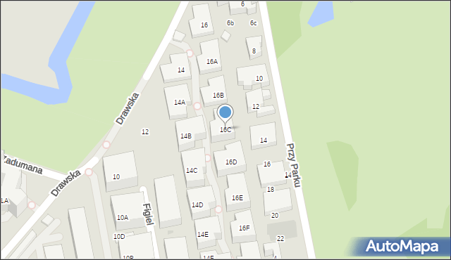 Warszawa, Drawska, 16C, mapa Warszawy