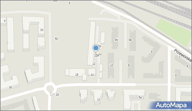 Warszawa, Drwęcka, 12a, mapa Warszawy