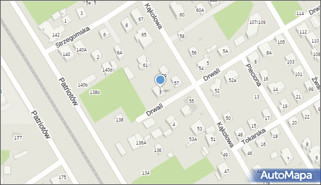 Warszawa, Drwali, 3, mapa Warszawy