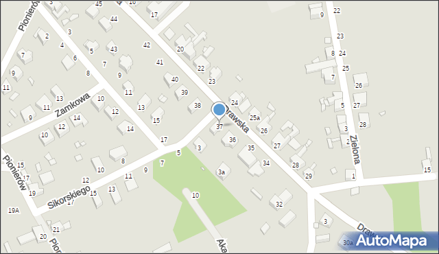 Węgorzyno, Drawska, 37, mapa Węgorzyno