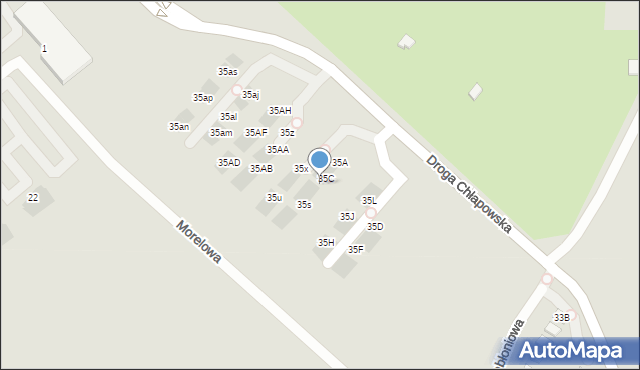 Władysławowo, Droga Chłapowska, 35r, mapa Władysławowo