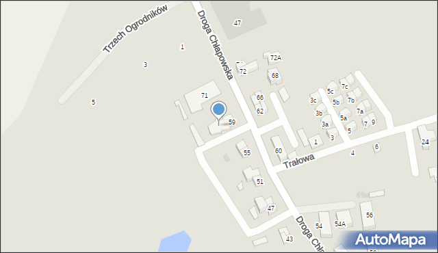 Władysławowo, Droga Chłapowska, 59/2, mapa Władysławowo