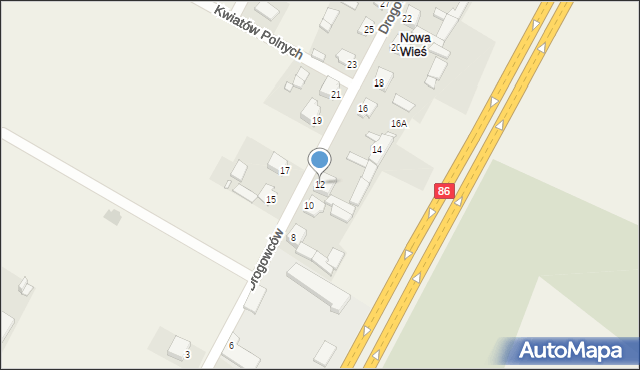 Wojkowice Kościelne, Drogowców, 12, mapa Wojkowice Kościelne