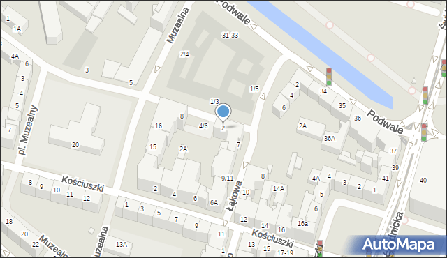 Wrocław, Druckiego-Lubeckiego Franciszka Ksawerego, 2, mapa Wrocławia