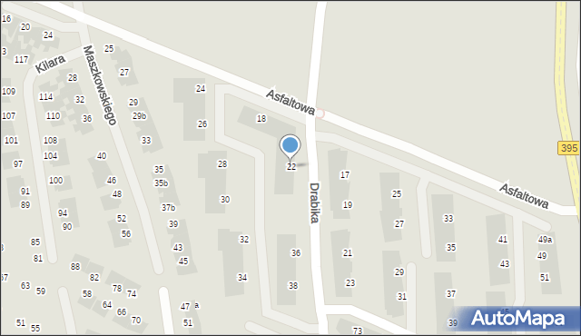 Wrocław, Drabika Stanisława, 22, mapa Wrocławia