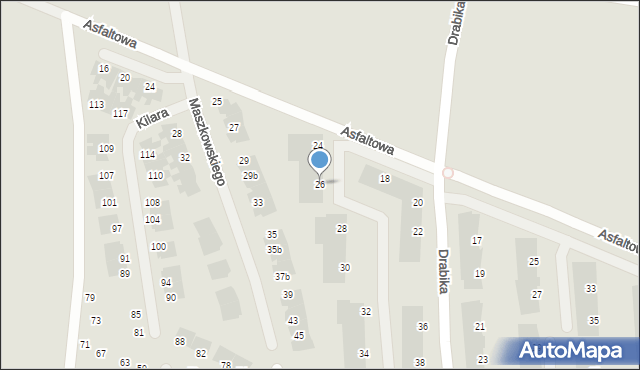 Wrocław, Drabika Stanisława, 26, mapa Wrocławia