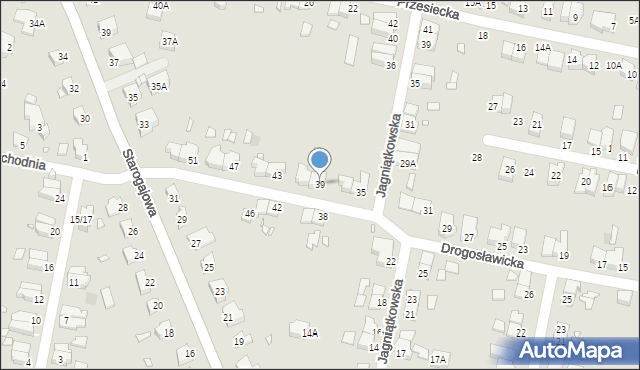 Wrocław, Drogosławicka, 39, mapa Wrocławia