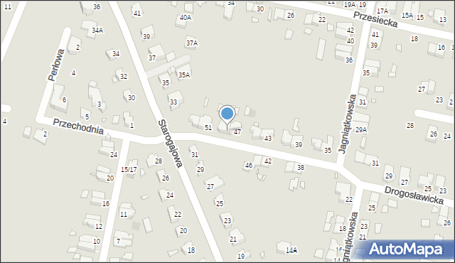 Wrocław, Drogosławicka, 49, mapa Wrocławia