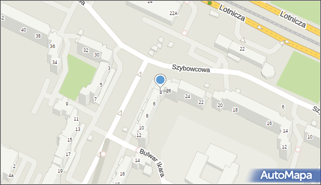 Wrocław, Drzewieckiego Stefana, 4, mapa Wrocławia