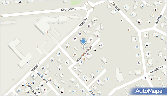 Wyszków, Drzewieckiego Henryka, 7, mapa Wyszków