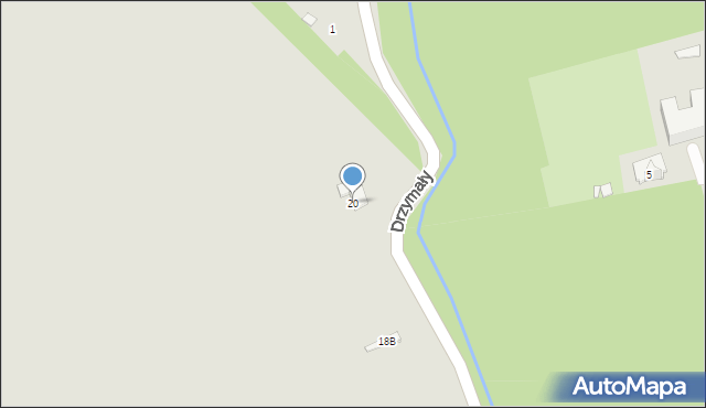 Zabrze, Drzymały Wojciecha, 20, mapa Zabrza