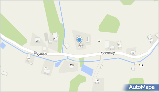 Zagórze Śląskie, Drzymały Michała, 25, mapa Zagórze Śląskie