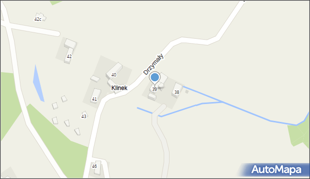 Zagórze Śląskie, Drzymały Michała, 39, mapa Zagórze Śląskie