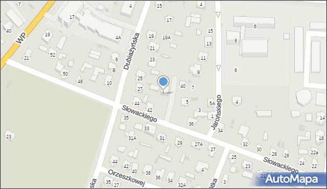 Bielsk Podlaski, Dubiażyńska, 27a, mapa Bielsk Podlaski