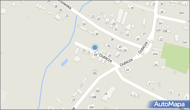 Bielsk Podlaski, Dubicze, 19, mapa Bielsk Podlaski