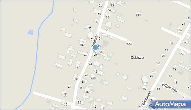 Bielsk Podlaski, Dubicze, 46, mapa Bielsk Podlaski