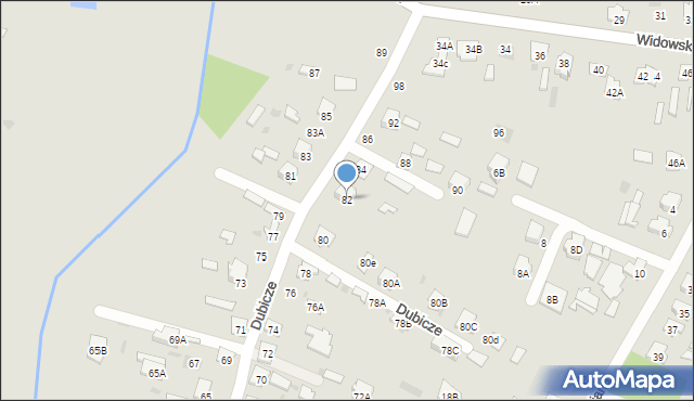 Bielsk Podlaski, Dubicze, 82, mapa Bielsk Podlaski