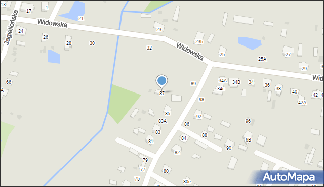 Bielsk Podlaski, Dubicze, 87, mapa Bielsk Podlaski