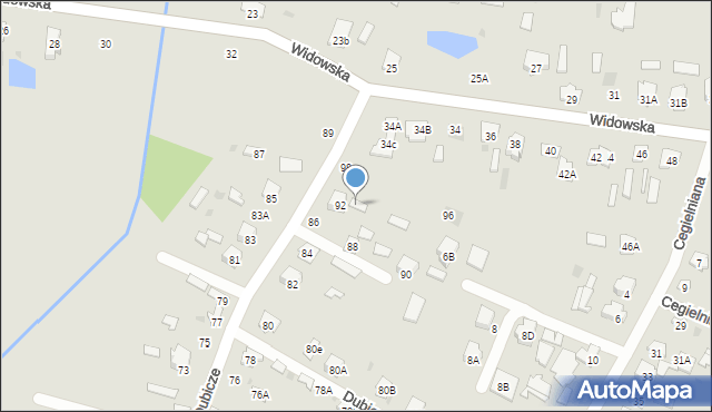 Bielsk Podlaski, Dubicze, 94, mapa Bielsk Podlaski