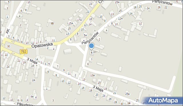 Bodzentyn, Ducha Świętego, 5, mapa Bodzentyn