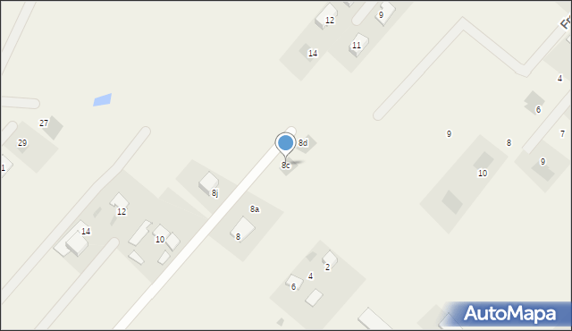 Ciele, Dukt, 8c, mapa Ciele