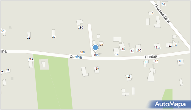 Czerwińsk nad Wisłą, Dunina Piotra, 18A, mapa Czerwińsk nad Wisłą