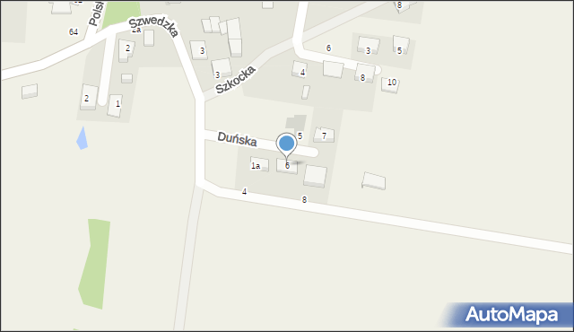 Dobroszów Oleśnicki, Duńska, 6, mapa Dobroszów Oleśnicki