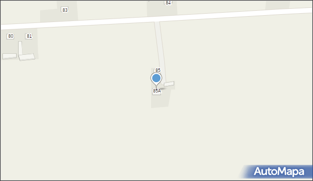 Dub, Dub, 85A, mapa Dub