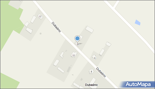 Dubaśno, Dubaśno, 10, mapa Dubaśno