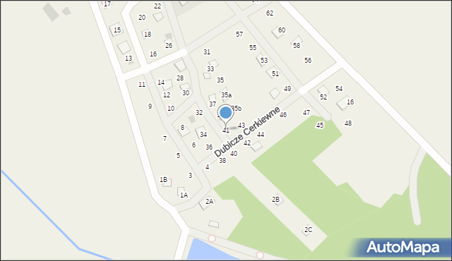 Dubicze Cerkiewne, Dubicze Cerkiewne, 41, mapa Dubicze Cerkiewne