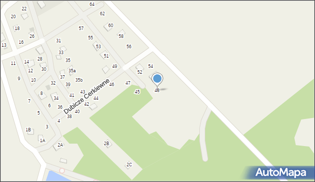 Dubicze Cerkiewne, Dubicze Cerkiewne, 48, mapa Dubicze Cerkiewne