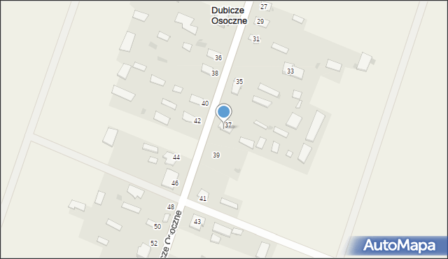 Dubicze Osoczne, Dubicze Osoczne, 37A, mapa Dubicze Osoczne