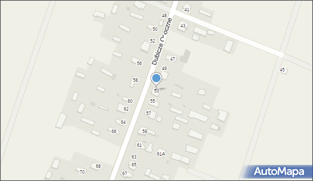 Dubicze Osoczne, Dubicze Osoczne, 53, mapa Dubicze Osoczne