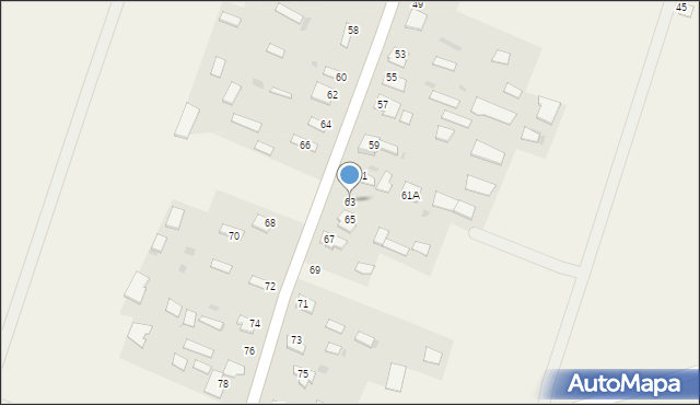 Dubicze Osoczne, Dubicze Osoczne, 63, mapa Dubicze Osoczne