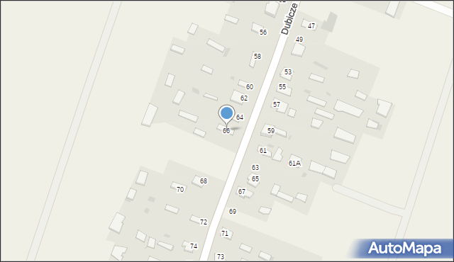 Dubicze Osoczne, Dubicze Osoczne, 66, mapa Dubicze Osoczne