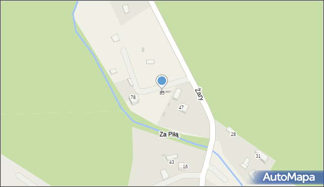 Dubie, Dubie, 85, mapa Dubie