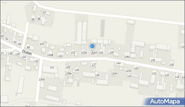 Dubin, Dubin, 103, mapa Dubin