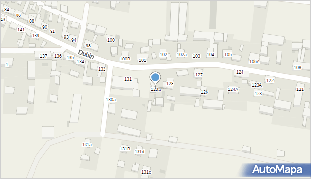 Dubin, Dubin, 129a, mapa Dubin