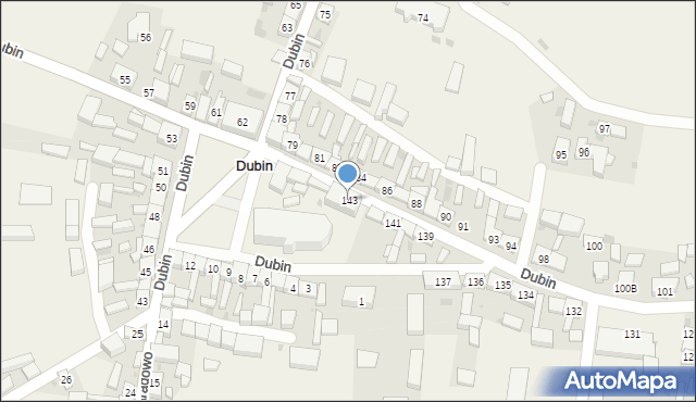 Dubin, Dubin, 143, mapa Dubin