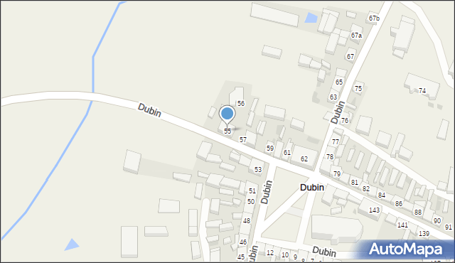 Dubin, Dubin, 55, mapa Dubin