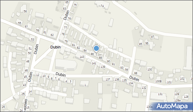 Dubin, Dubin, 87, mapa Dubin