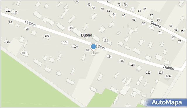 Dubno, Dubno, 110, mapa Dubno