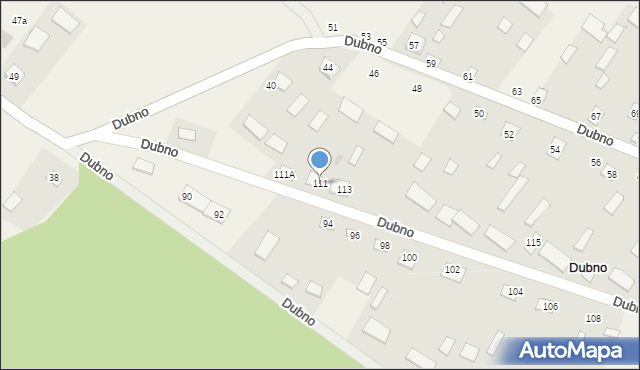 Dubno, Dubno, 111, mapa Dubno