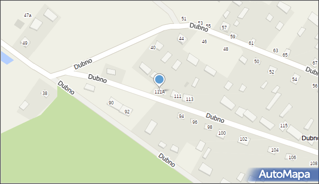 Dubno, Dubno, 111A, mapa Dubno