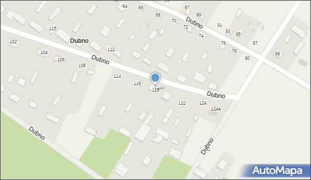 Dubno, Dubno, 118, mapa Dubno