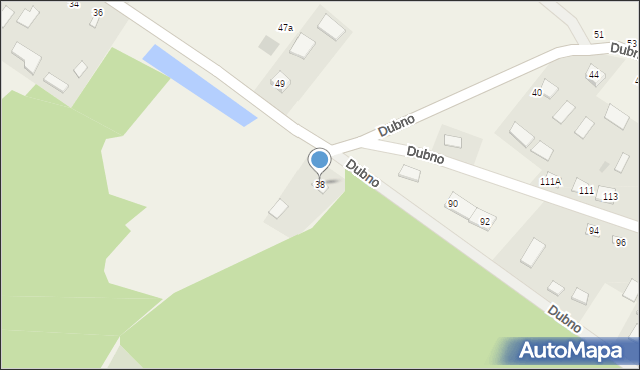 Dubno, Dubno, 38, mapa Dubno