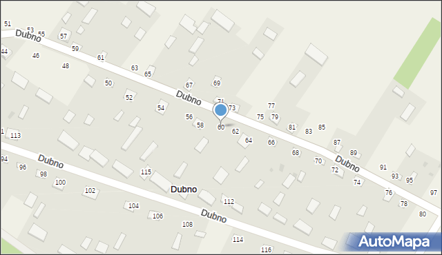 Dubno, Dubno, 60, mapa Dubno
